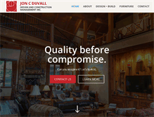 Tablet Screenshot of jonduvall.com